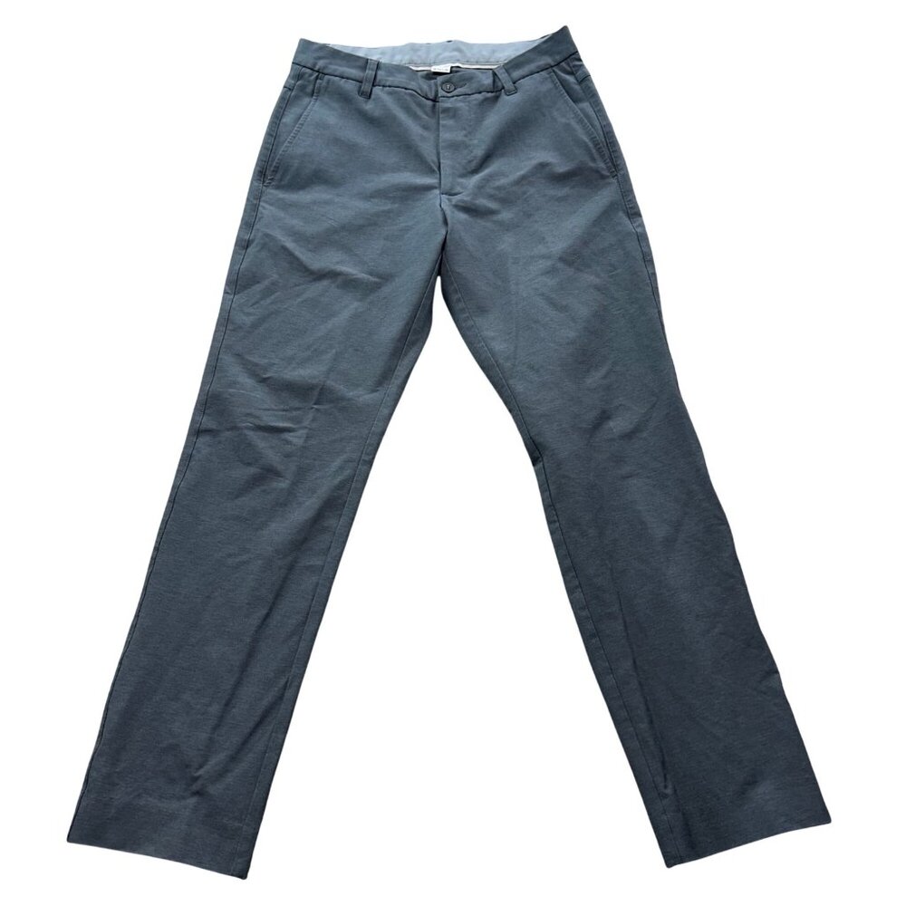 Foot-joy Men's Sz 30x30 Gray Slim Fit Casual Pants Polyester & Spandex Blend